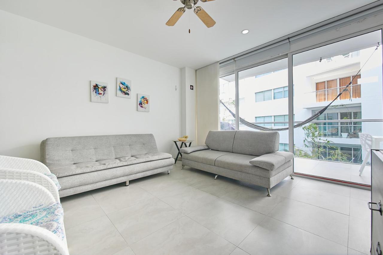 En La Playa Con Terraza Y 4 Piscinas Apartamento Cartagena